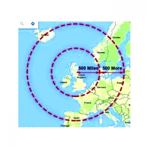 The Proclaimers' 500 Miles Song As A Map